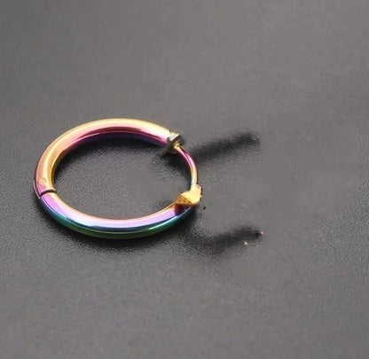 1 Piece Fashion Square Plating 201 Stainless Steel 18K Gold Plated Earrings