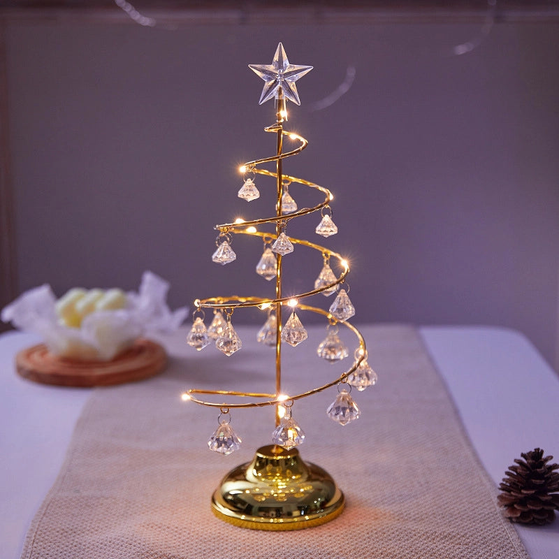 Christmas Cute Christmas Tree Star Iron Daily Festival Ornaments