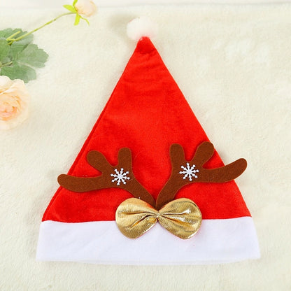 Christmas Fashion Antlers Cloth Party Christmas Hat