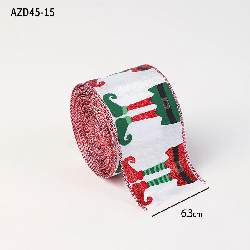 Christmas Cartoon Style Cute Gingerbread Letter Holiday Banquet Colored Ribbons Party Accessories