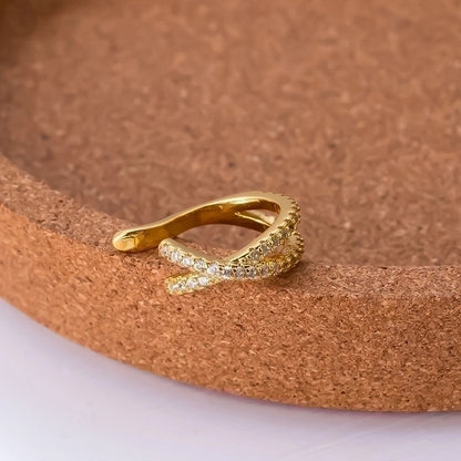 1 Piece Ear Cartilage Rings & Studs Sweet Minimalist Geometric Flower 316L Stainless Steel Copper Plating Inlay Zircon