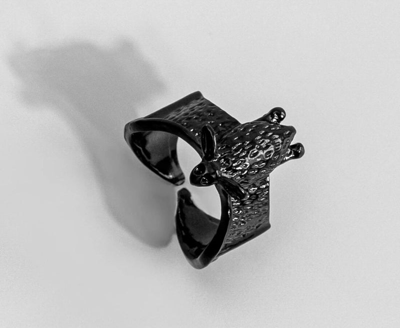 Novelty Bat Alloy Plating Alloy Halloween Unisex Open Ring