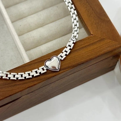 Minimalist Heart Shape Copper Plating Bracelets