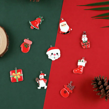 Christmas Resin Hanging Ring Small Pendant Diy Accessories Christmas Tree Decoration Supplies Small Pendant Hanging Ornament