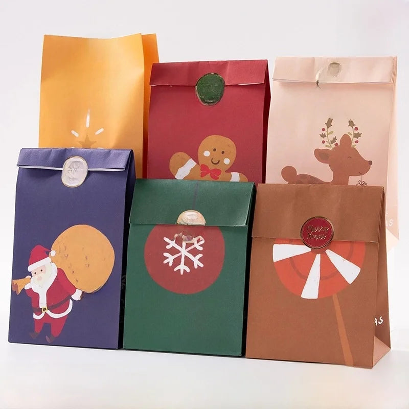 Christmas Cute Animal Christmas Gift Bags Gift Wrapping Supplies