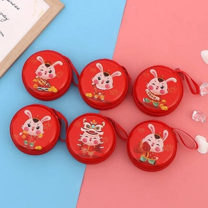 Unisex Cartoon Tinplate Zipper Kids Wallets