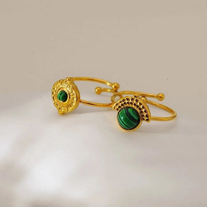 Elegant Glam Luxurious Geometric 304 Stainless Steel Open Rings