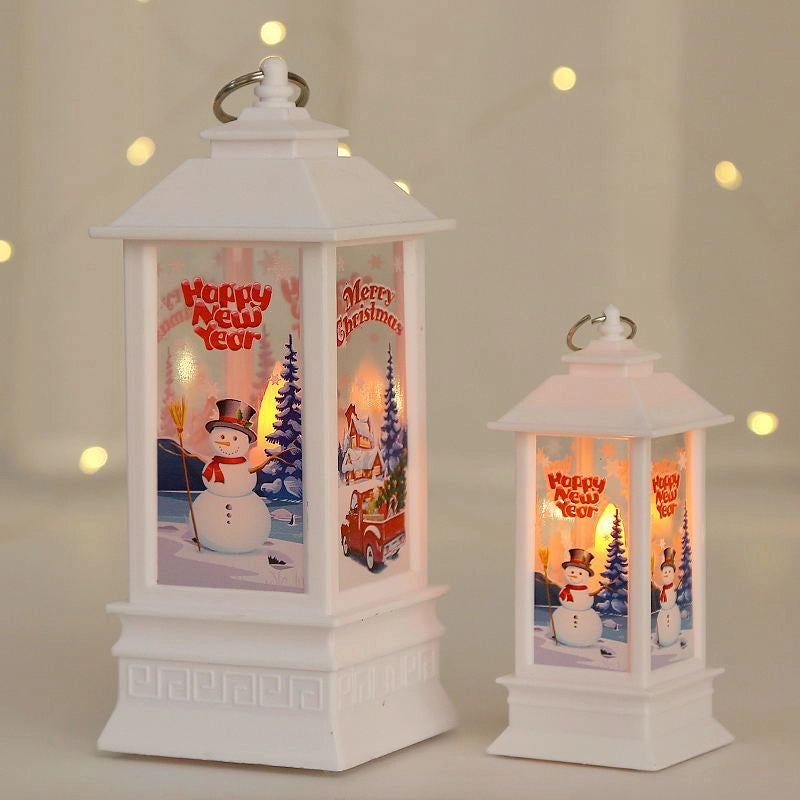 Christmas Retro Santa Claus Plastic Party Lightings