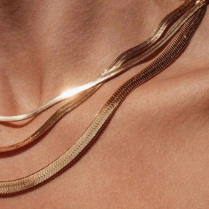 Basic Solid Color 304 Stainless Steel Stainless Steel Necklaces