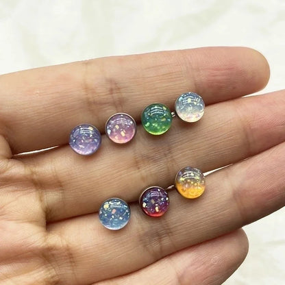 Minimalist Geometric Titanium Steel Plating Tongue Nail 1 Piece