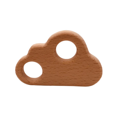 Baby Soothing Toys Beech Wood Animal Ornaments Molar Toys Baby Molar Stick Toys