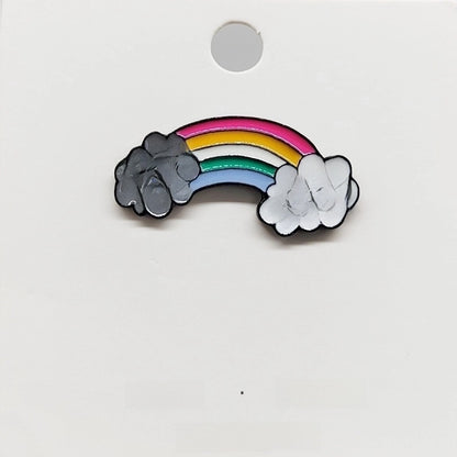 Casual Cute Streetwear Pin Cartoon Character Alloy Enamel Unisex Brooches