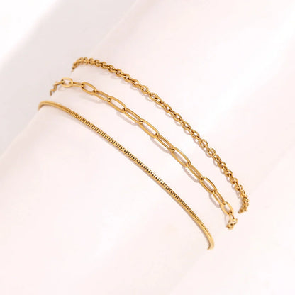 Women Minimalist Geometric Anklets