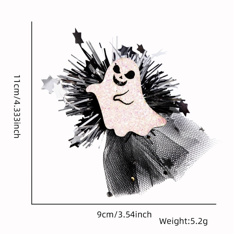 Halloween Gothic Women's Color Block Plastic Hair Clip