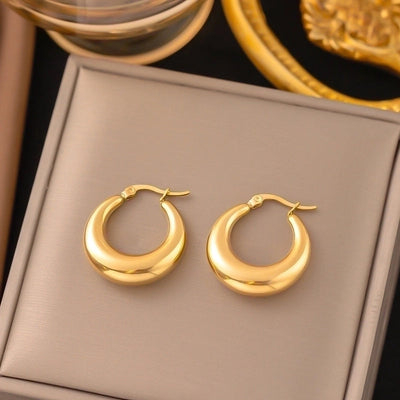 1 Pair Sweet Minimalist Heart Shape Bow Knot Shell Plating Titanium Steel Drop Earrings