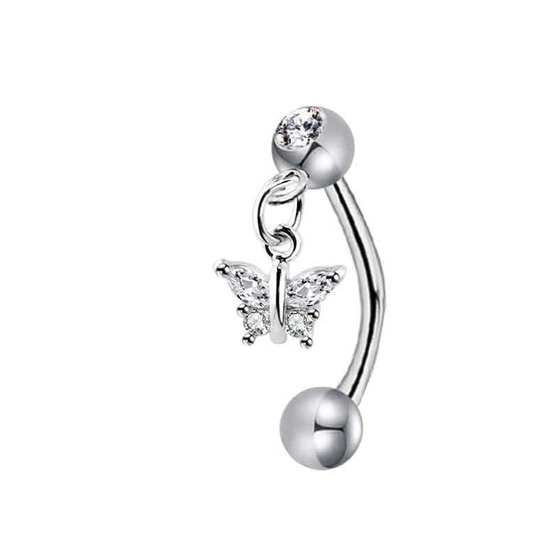 1 Piece Ear Cartilage Rings & Studs Minimalist Classic Style Water Droplets 304 Stainless Steel Eyebrow Studs Ear Cartilage Rings & Studs