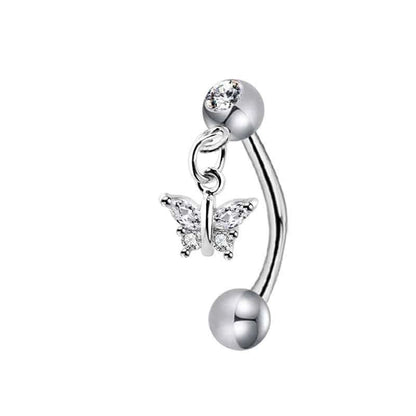 1 Piece Ear Cartilage Rings & Studs Minimalist Classic Style Water Droplets 304 Stainless Steel Eyebrow Studs Ear Cartilage Rings & Studs