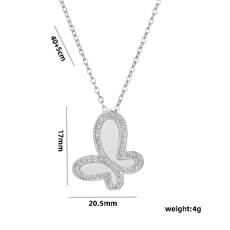 Geometric Titanium Steel 18K Gold Plated Necklaces