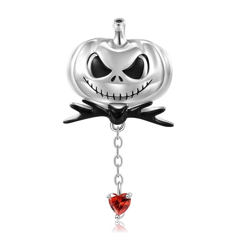 925 Sterling Silver Plating Pumpkin Pendant Necklace