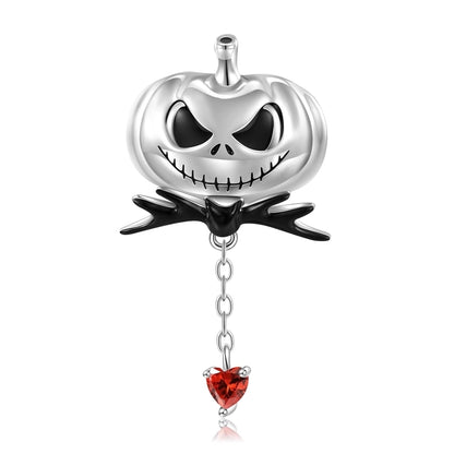 925 Sterling Silver Plating Pumpkin Pendant Necklace