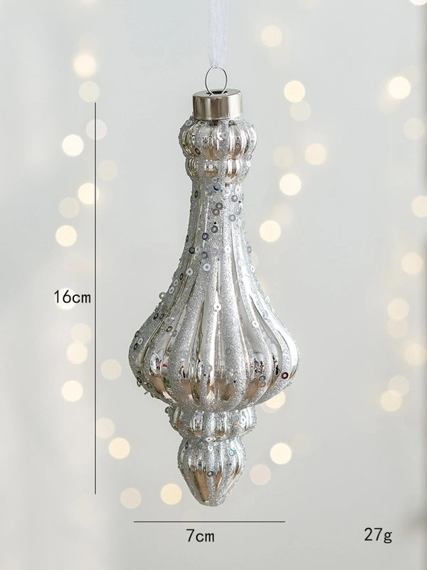 Christmas Minimalist Deer Glass Holiday Party Hanging Ornaments Decorations Hanging Ornaments