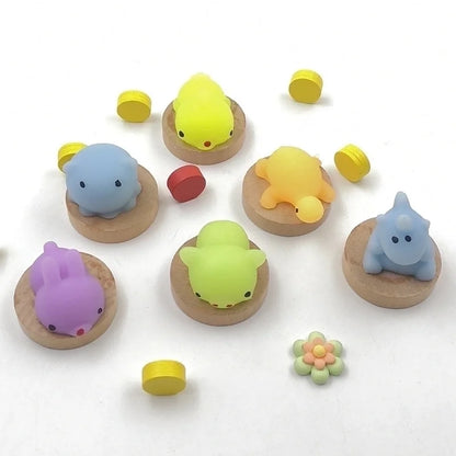 Tpr Soft Plastic Cute Pet Vent Dumpling Decompression Toy Cute Selling Cute Animal Decompression