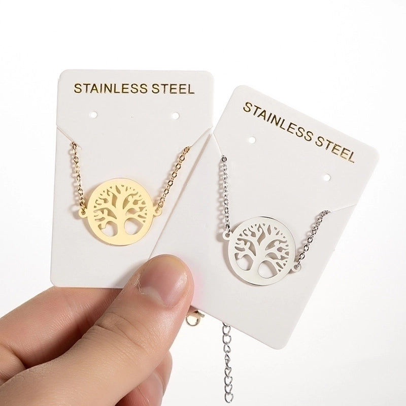 Minimalist Tree Coconut Tree Lotus 201 Stainless Steel Bracelets In Bulk