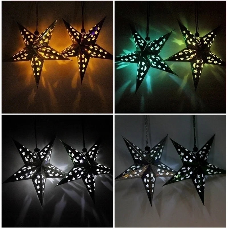 Christmas Christmas Star Party Decorative Props Decorations Hanging Ornaments
