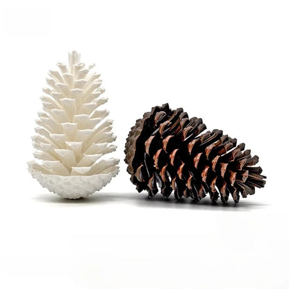 Christmas Decorations Christmas Tree Pine Cone Pendant High Simulation Pine Cone Wreath Decoration 13cm American Pine Cone