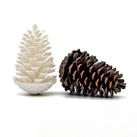 Christmas Decorations Christmas Tree Pine Cone Pendant High Simulation Pine Cone Wreath Decoration 13cm American Pine Cone