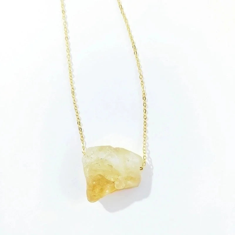 Fashion Solid Color Crystal Patchwork Pendant Necklace 1 Piece