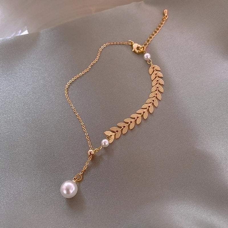 Minimalist Star Titanium Steel Metal Rhinestones Bracelets