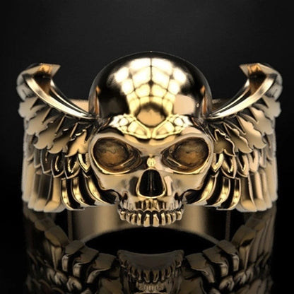 Retro Constellation Skull Alloy Unisex Rings