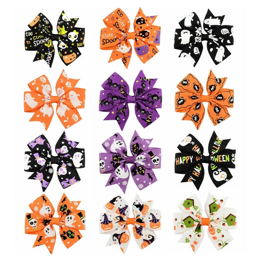 Halloween Fashion Cartoon Letter Polyester Rib Festival Hairpin Party Accessories Party Supplies