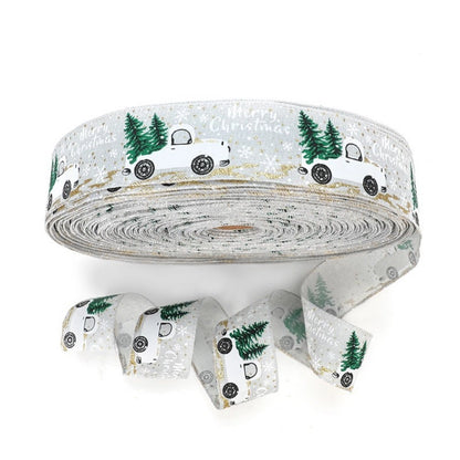 Christmas Casual Sweet Christmas Tree Car Imitated Hemp Party Festival Decorative Props