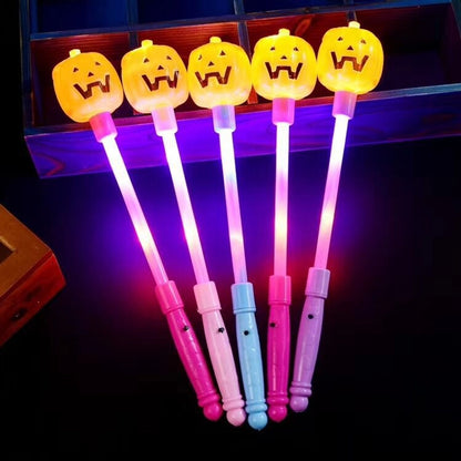 Halloween Dress Up Flashing Pumpkin Ghost Hair Hoop Ghost Festival Party Headdress