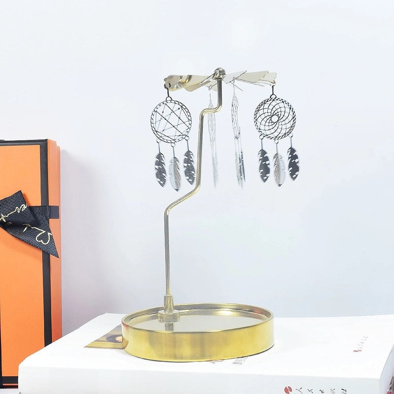 Novelty Solid Color Stainless Steel Metal Candlestick