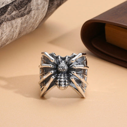 Hip-Hop Retro Spider Alloy Plating Halloween Men's Rings