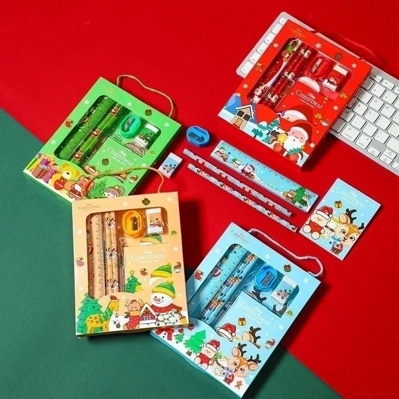 1 Set Letter School Christmas Plastic Cartoon Style Stationary Sets