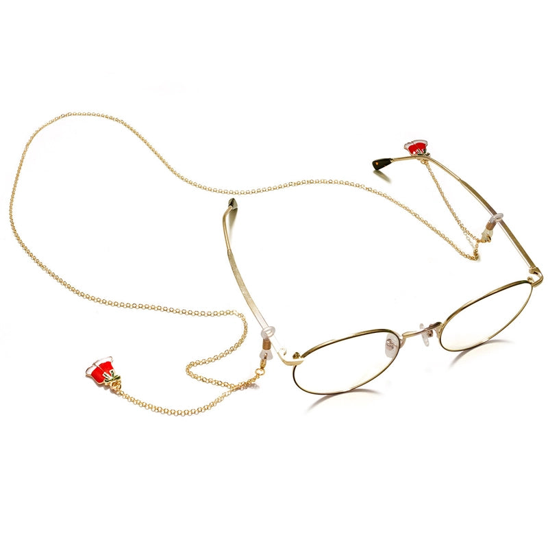 Vacation Christmas Tree Alloy Christmas Women's Glasses Chain