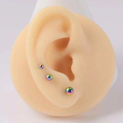 1 Piece Lip Rings Casual Geometric 304 Stainless Steel 18K Gold Plated Lip Rings Ear Cartilage Rings & Studs