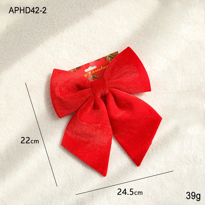 Christmas Minimalist Classic Style Bow Knot Holiday Festival Hanging Ornaments Decorations Hanging Ornaments