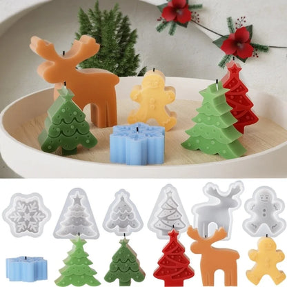 Christmas Cute Christmas Tree Snowflake Silica Gel