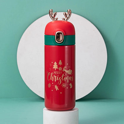 Christmas Casual Cute Multicolor 304 Stainless Steel Thermos Cup 1 Piece