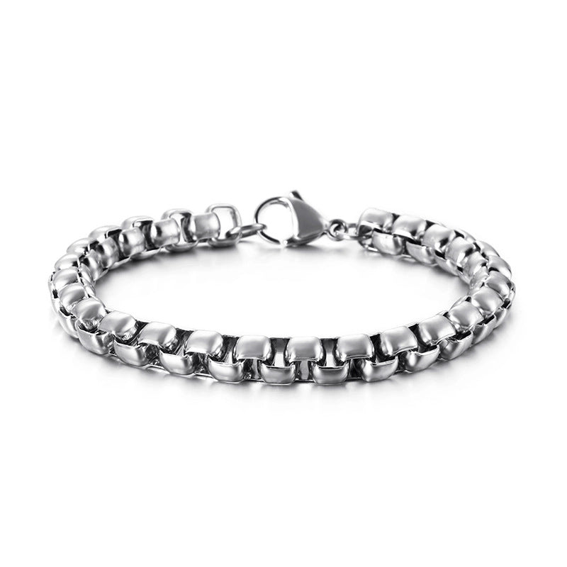 Fashion Solid Color Titanium Steel Bracelets