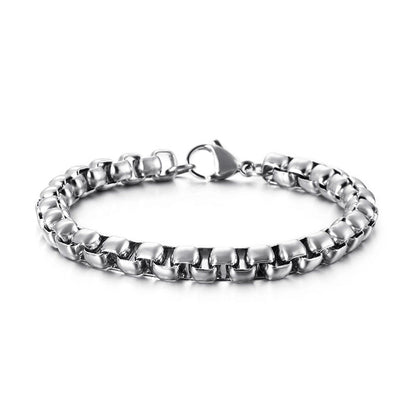 Fashion Solid Color Titanium Steel Bracelets