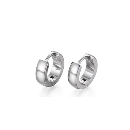 Minimalist Geometric Polishing Stainless Steel No Inlaid Stainless Steel Earrings