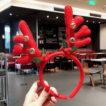 Christmas Nordic Style Cute Christmas Christmas Tree Santa Claus Antlers Flannel Holiday Shopping