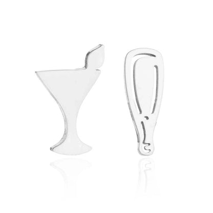 1 Pair Fashion Star Moon Tree Plating Hollow Out 304 Stainless Steel 18K Gold Plated Ear Studs