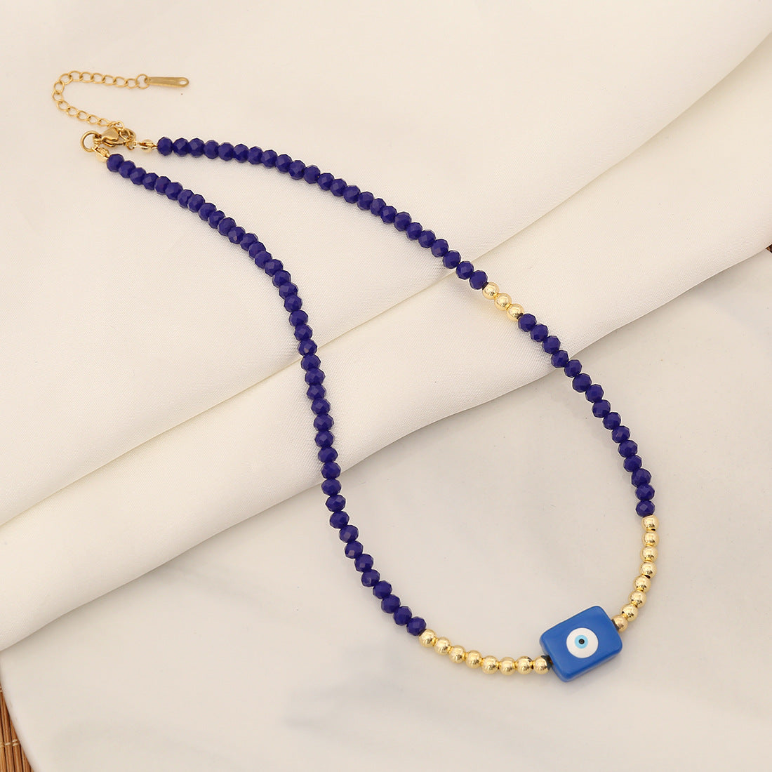 Eye Geometric Artificial Crystal Handmade Necklaces